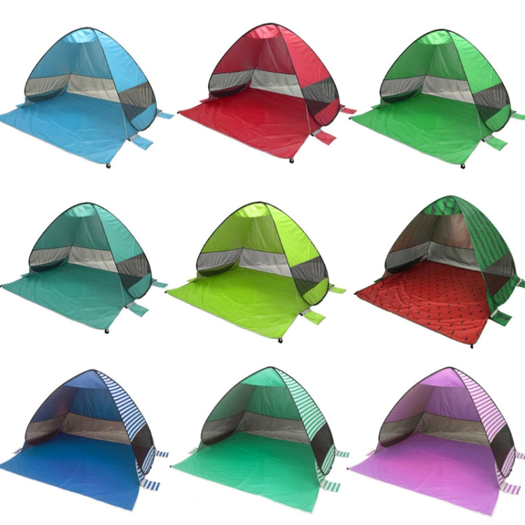 Automatic Instant Pop Up Tent Potable Beach Tent,Size:, Pink Stripe