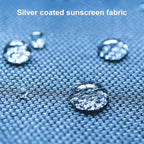 3 Sides Ventilated Spacious Outdoor Big Tent Sunscreen Rainproof Tent,Style:, Detachable Base Fabric, Ordinary