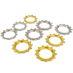 VG Sports Bike Lightweight Wear -Resistant Freewheel Patches, Style: 11T (Silver), 11T (Silver), 11T (Gold), 9/10 Speed 12T (Silver), 8 Speed 13T (Silver), 9 Speed 13T (Silver), 10 Speed 13T (Silver), 11 Speed 13T (Silver), 12 Speed 13T (Silver)       ...