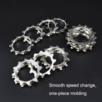 VG Sports Bike Lightweight Wear -Resistant Freewheel Patches, Style: 11T (Silver), 11T (Silver), 11T (Gold), 9/10 Speed 12T (Silver), 8 Speed 13T (Silver), 9 Speed 13T (Silver), 10 Speed 13T (Silver), 11 Speed 13T (Silver), 12 Speed 13T (Silver)       ...