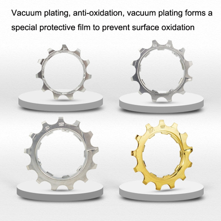 VG Sports Bike Lightweight Wear -Resistant Freewheel Patches, Style: 11T (Silver), 11T (Silver), 11T (Gold), 9/10 Speed 12T (Silver), 8 Speed 13T (Silver), 9 Speed 13T (Silver), 10 Speed 13T (Silver), 11 Speed 13T (Silver), 12 Speed 13T (Silver)       ...