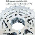 VG SPORTS Bicycle Lightweight Wear -Resistant Flywheel, 8 Speed Highway 11-25T, 8 Speed Highway 11-28T, 8 Speed Mountains 11-32T, 8 Speed Mountains 11-36T, 8 Speed Mountains 11-40T, 8 Speed Mountains 11-42T, 9 Speed Highway 11-25T, 9 Speed Highway 11-2...