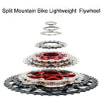 VG Sports Split Mountain Bike Lightweight Cassette Flywheel, Style:, 10 Speed 40T (Silver), 10 Speed 42T (Silver), 11 Speed 40T (Silver), 11 Speed 42T (Silver), 11 Speed 46T (Silver), 11 Sspeed 50T (Silver), 12 Speed 50T (Silver), 9 Speed 42T (Silver) ...