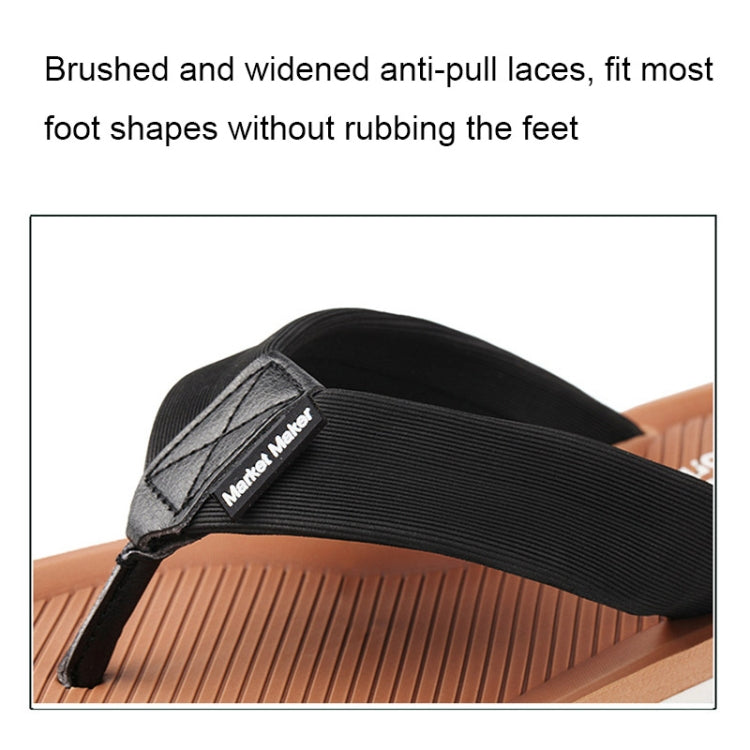 Market Maker MM0152RM Men Soft Sole Flip-Flops, 39-40, 41-42, 43-44