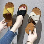 Summer Ladies Outdoor Flat Slippers, 35, 36, 37, 38, 39, 40