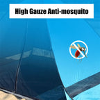 Screen Mesh Door Curtain Tent Automatic Pop Up Beach Sunshade Tent
