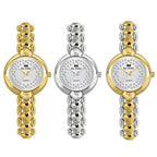 BS Bee Sister FA1691  Ladies Diamond Watch Jewelry Chain Watch, Gold, Silver, Golden Silver