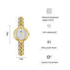 BS Bee Sister FA1691  Ladies Diamond Watch Jewelry Chain Watch, Gold, Silver, Golden Silver