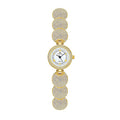 BS Bee Sister  FA1606 Diamond Inlaid Ladies Watch Jewelry Chain Watch, Gold, Silver