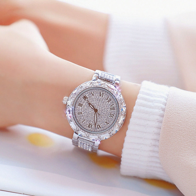 BS Bee Sister  FA1499 Ladies Diamond Watch Jewelry Chain Watch, Gold, Silver, Rose Gold, Silver Golden