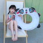 Children Sequin Thickened Panda Swimming Ring With Handle, Diameter:, 50cm, 58cm