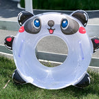 Children Sequin Thickened Panda Swimming Ring With Handle, Diameter:, 50cm, 58cm