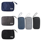 Power Hard Drive Digital Accessories Dustproof Storage Bag, Style:, Data Cable Bag (Navy), Data Cable Bag (Gray), Data Cable Bag (Black), Power Bank Bag (Blue), Power Bank Bag (Gray), Power Bank Bag (Black)