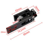 3D Printer Accessories Synchronize Band Stretching Adjustment Fixed Tight Device, Fixed Tight Device Black, Fixed Tight Device Silver)