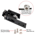 3D Printer Accessories Synchronize Band Stretching Adjustment Fixed Tight Device, Fixed Tight Device Black, Fixed Tight Device Silver)