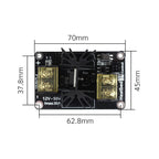 3D Printer Motherboard High Power Hot Bed Module MOS Tube Power Expansion, Module