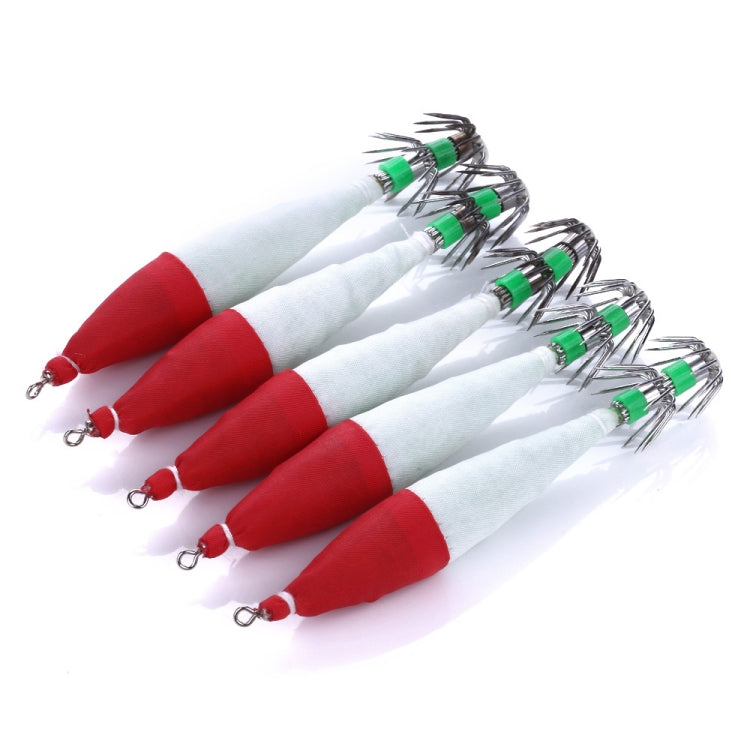 5 PCS / Bag HENGJIA SJ001 Luminous Explosion Squid Hook Deep Sea Fishing Fake Bait, SJ001 (2), SJ001 (3), SJ001 (4), SJ001 (5), SJ001 (1)