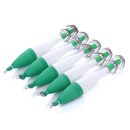 5 PCS / Bag HENGJIA SJ001 Luminous Explosion Squid Hook Deep Sea Fishing Fake Bait, SJ001 (2), SJ001 (3), SJ001 (4), SJ001 (5), SJ001 (1)