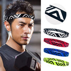 Summer Sports Fitness Yoga Headband Sweat-absorbing Non-slip Sweatband, White Black, White Blue, White Red, White Green