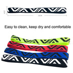 Summer Sports Fitness Yoga Headband Sweat-absorbing Non-slip Sweatband, White Black, White Blue, White Red, White Green