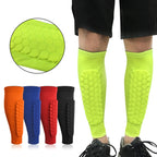 Sports Outdoor Basketball Ride Honeycomb Anti -Collision Leg Protection, M (Black), L (Black）, XL (Black）, M (Red), L (Red), XL (Red), M( Blue), L (Blue), XL (Blue), M (Fluorescent Green ), L (Fluorescent Green ), XL(Fluorescent Green ), M (Orange )   ...