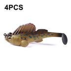 4 PCS HENGJIA SO062 Defense Bottom Tail 14g Jumping Fish Luya Soft Bait, SO062 2, SO062 3, SO062 4, SO062 5, SO062 6, SO062 7, SO062 8, SO062 9, SO062 10, SO062 1