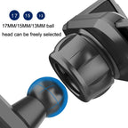 Car Extension Hook Mobile Phone Bracket Accessories Round Air Outlet Bracket, 13mm Ball Head, 15mm Ball Head, 17mm Ball Head