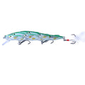 HENGJIA MI113 11.5cm 15.7g Sea Fishing Crank Lure Swing With Feather Hook, MI113 B, MI113 C, MI113 D, MI113 E, MI113 A