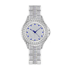 BS Bee Sister FA1686 Diamond Inlaid Ladies Watch Jewelry Chain Watch, Silver, Silver Golden, Gold
