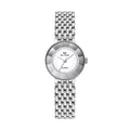 BS Bee Sister FA1199 Round Dial Edge Glass Ladies Watch, Silver, Gold