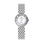 BS Bee Sister FA1199 Round Dial Edge Glass Ladies Watch, Silver, Gold