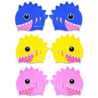 HAIZID Cute Cartoon Waterproof Silicone Children Swimming Cap, HAIZID (Shark Tooth Blue), HAIZID (Shark Tooth Pink), HAIZID (Shark Tooth Yellow), HAIZID (Fish Scales Royal Blue), HAIZID (Fish Blue Pink), HAIZID (Fish Scales Rose Red Pink)