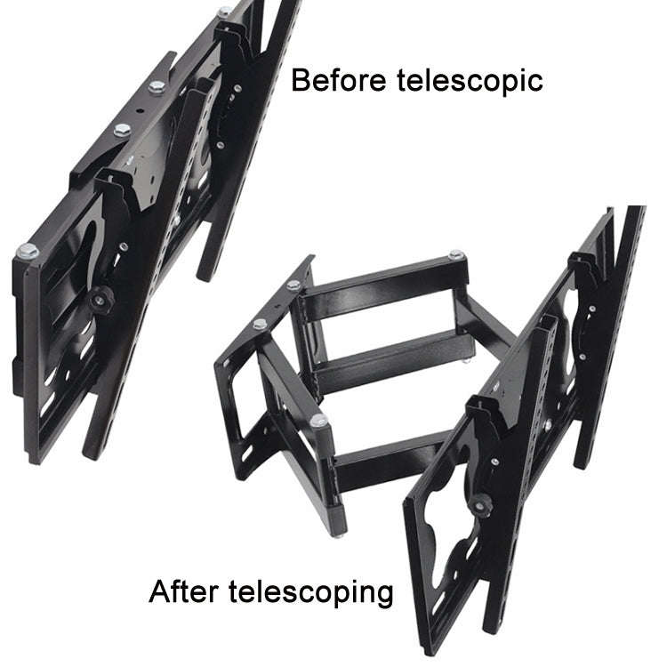 Telescopic Rotation Adjustable Tilt TV LCD Screen Wall Bracket, Model: CP502 (32-65 inches), CP502 (32-65 inches)