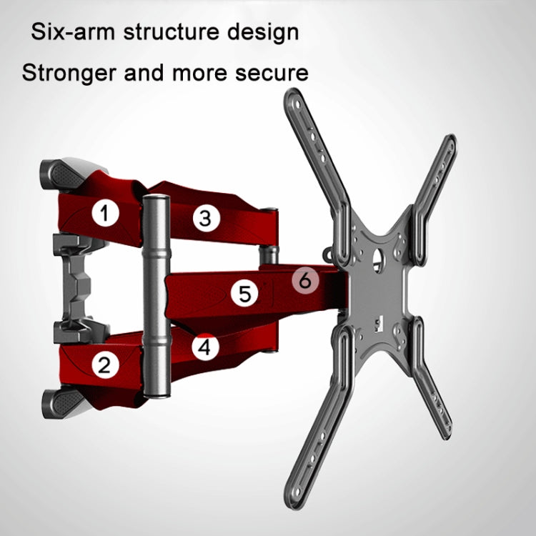 NORTH BAYOU Telescopic Swivel TV Monitor Wall Mount Bracket, For 32-52 inch