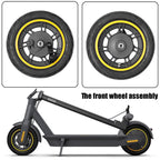 10 inch Electric Scooter Front Wheel Tubeless For Ninebot MAX G30, Front Wheel Tubeless