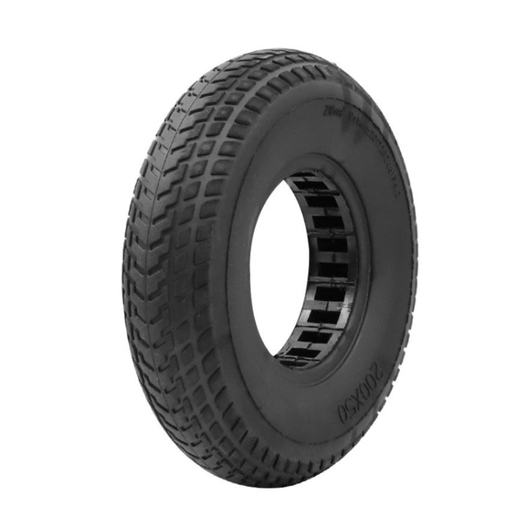 8 inch Hollow Solid Rubber Tire For Xiaomi Scooter, Black, Red
