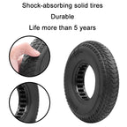 8 inch Hollow Solid Rubber Tire For Xiaomi Scooter, Black, Red