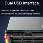 CoolCold F5  Laptop Radiator Bracket Office Desk Adjustable Laptop Cooler,Style:, Basic Edition, Colorful Edition, Fantasy Edition