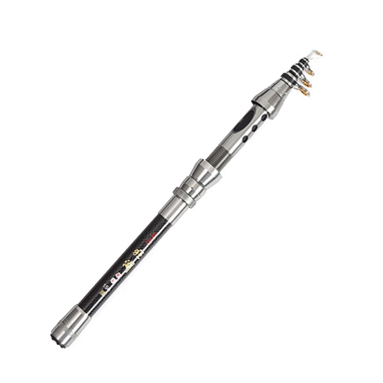 LEO 27593 Carbon Mini Fishing Rod Shrink Handle Throwing Poles, 1.5m, 1.8m, 2.1m, 2.4m