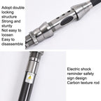 LEO 27593 Carbon Mini Fishing Rod Shrink Handle Throwing Poles, 1.5m, 1.8m, 2.1m, 2.4m