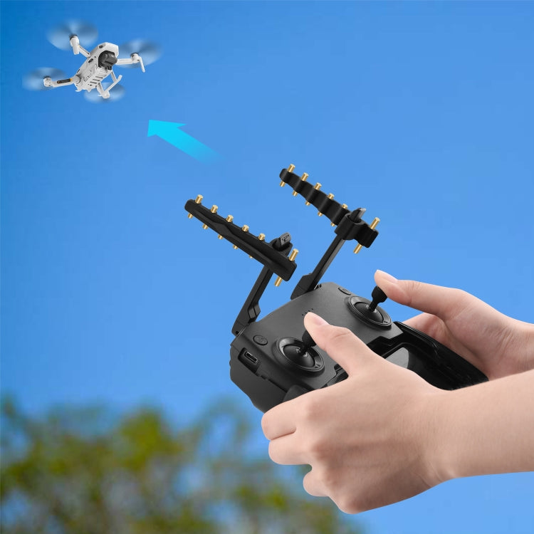 BRDRC Antenna Range Extender Signal Amplifier For DJI Mini SE/MAVIC 2/Pro/Air, For DJI Mini SE/MAVIC 2/Pro/Air Gray Aluminum, For DJI Mini SE/MAVIC 2/Pro/Air Black Copper, For DJI Mini SE/MAVIC 2/Pro/Air Black Aluminum                                  ...