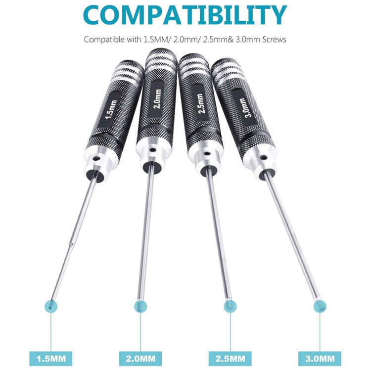 BRDRC 4 In 1 Drone Repair And Disassembly Tool Inner Hexagonal T6/T9 Screwdriver, 4 In 1