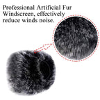 Plush Microphone Cover Windscreen Sleeve Compatible For Blue Yeti Condenser Microphone