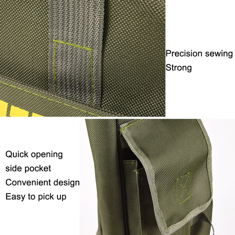 LEO 27746 Folding Fishing Rod Bag Long Fishing Gear Soft Bag, Length:, 1m Army Green, 1.5m Army Green, 1m Black, 1.5m Black