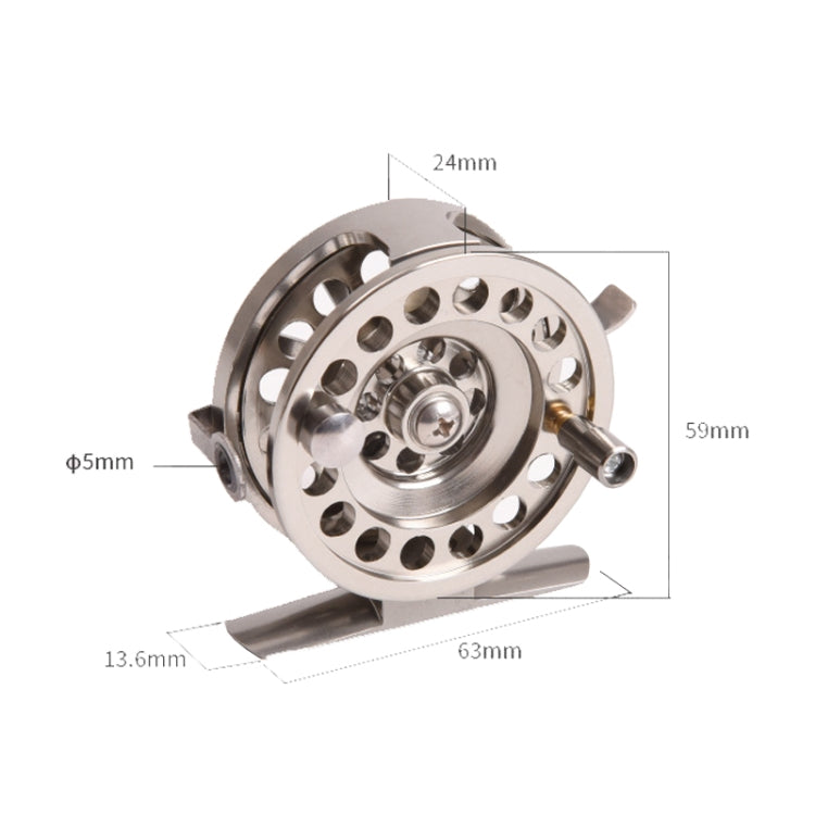 LEO 27757 Fast Reel Before Reeling Lever Brake Ice Fishing Reel, BLD 60 Right Hand, BLD 50 Right Hand