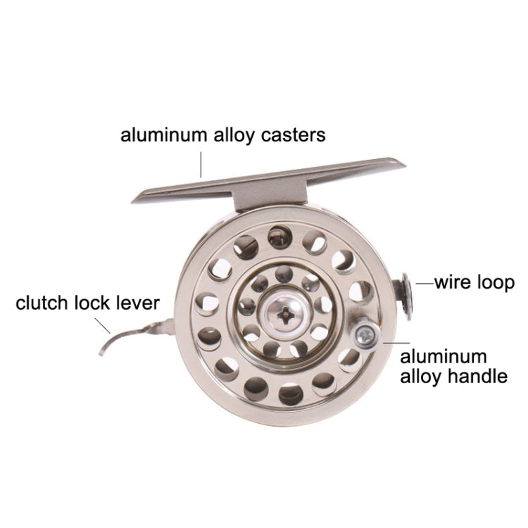 LEO 27757 Fast Reel Before Reeling Lever Brake Ice Fishing Reel, BLD 60 Right Hand, BLD 50 Right Hand