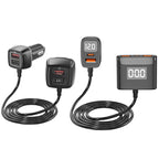 One For Four Car Charger QC3.0 Fast Charge 4USB Car Front And Rear Seat Car Charger, Style:, Standard Edition, Upgraded Edition