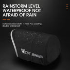 WEST BIKING Electric Vehicle Sunshade Waterproof Windproof Handle Cover, Black, Grey
