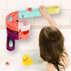 Children Bath Building Blocks Slide Water Toys, Spec:, 12-pieces, 24-pieces, 44-pieces