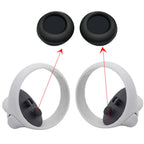 6 PCS/Set For Meta Quest 2 Silicone All-Inclusive Console Controller Cover, White, Blue, Black, Red